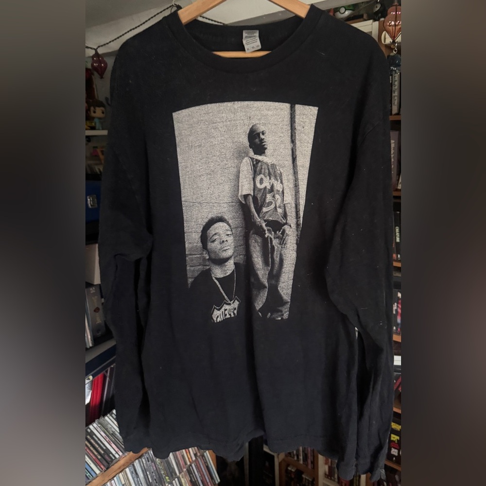 Mobb Deep - Shook Ones XL Longsleeve Shirt On Gildan Hip-Hop Rap Prodigy Havok